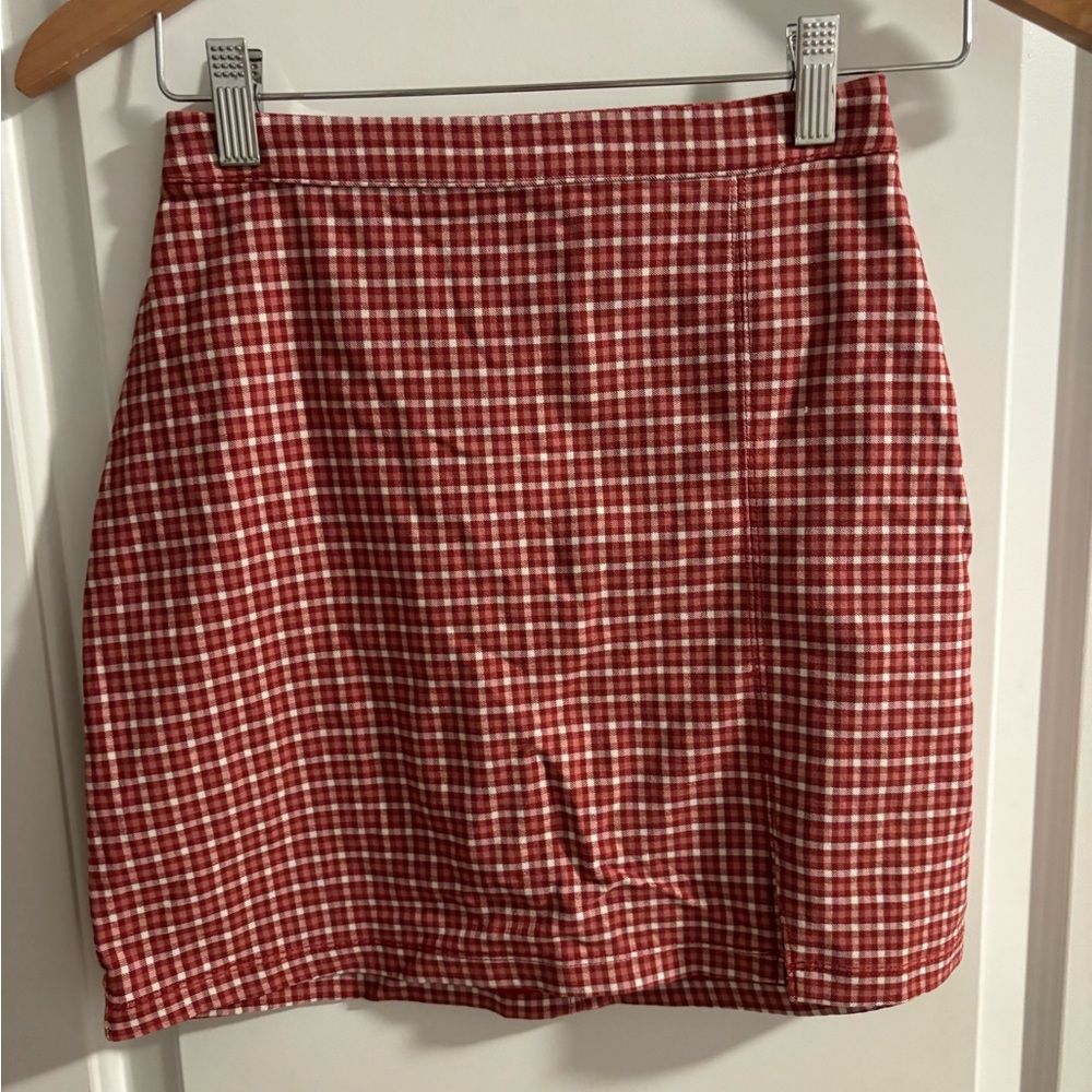 Hollister Plaid Mini Skirt